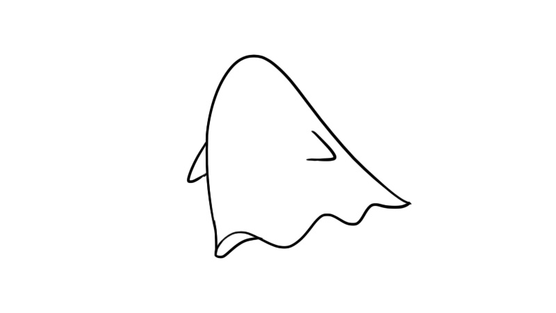 恐怖幽灵简笔画