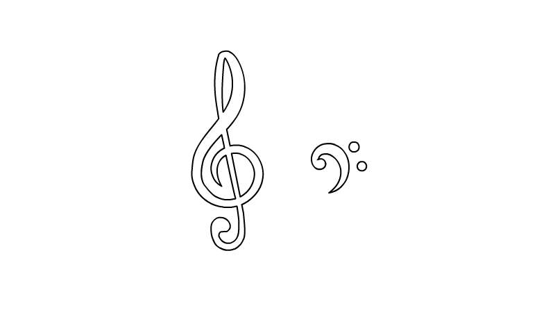 音乐符号简笔画