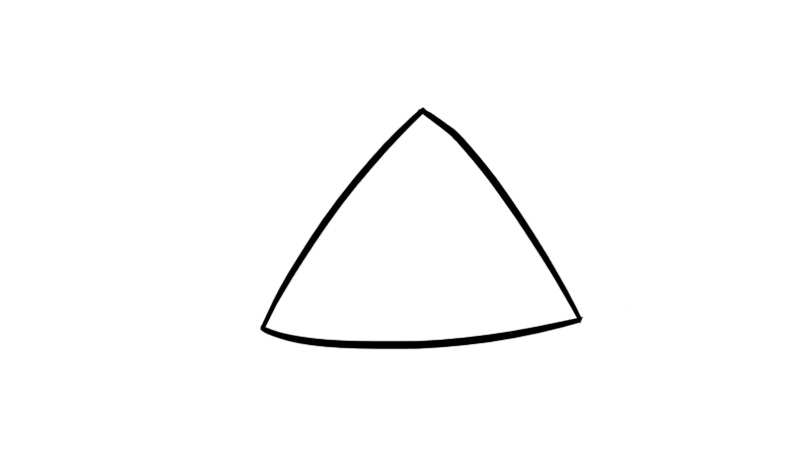 三角形简笔画动物图片
