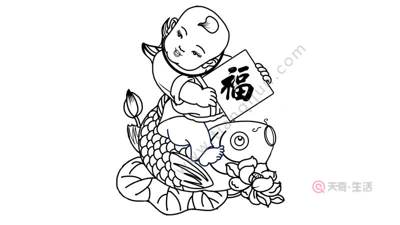 年画简笔画
