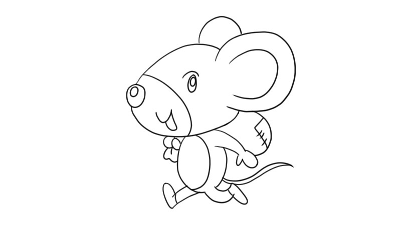 简笔画老鼠怎么画