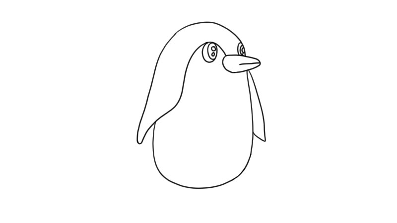 企鹅简笔画