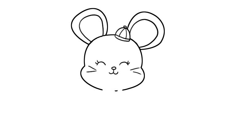 老鼠简笔画彩图