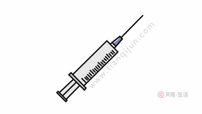 怎么画针管简笔画