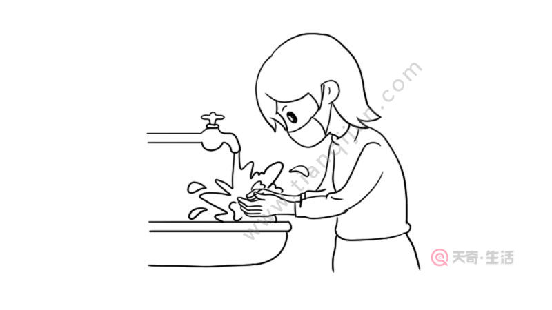 预防新型病毒简笔画
