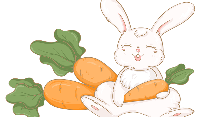 小白兔拔萝卜的故事