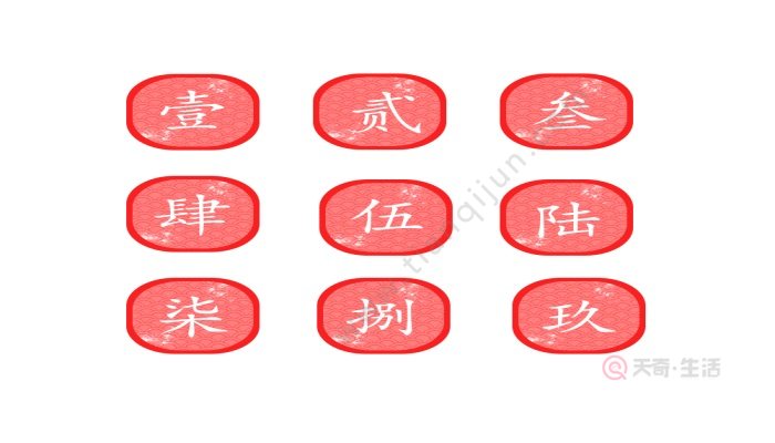 阿拉伯数字大写