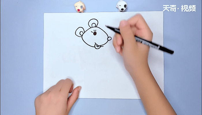2020老鼠简笔画 2020老鼠简笔画怎么画