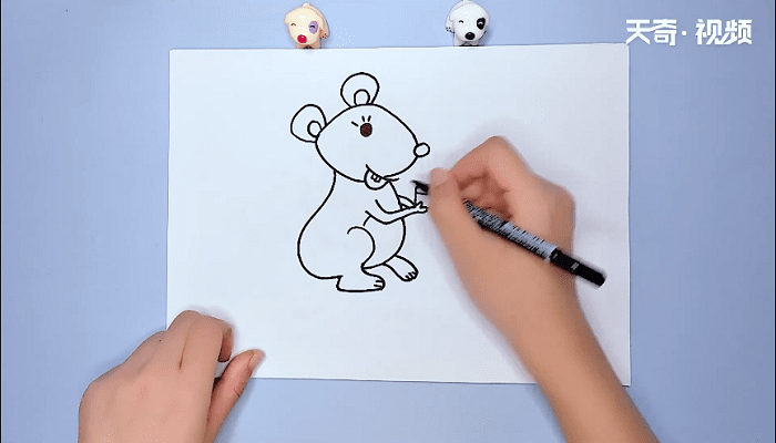 2020老鼠简笔画 2020老鼠简笔画怎么画