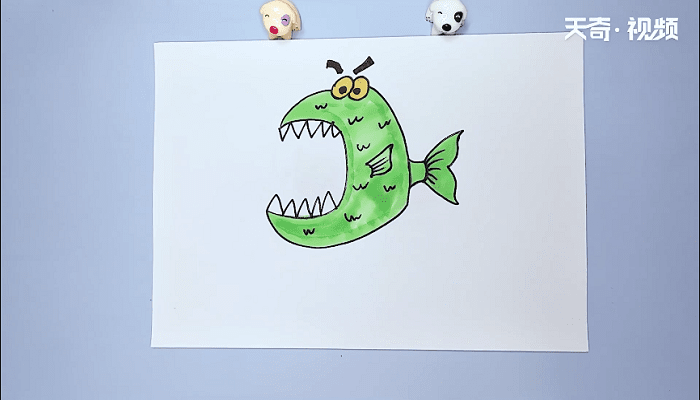 大嘴动物的儿童简笔画 大嘴动物的儿童简笔画怎么画