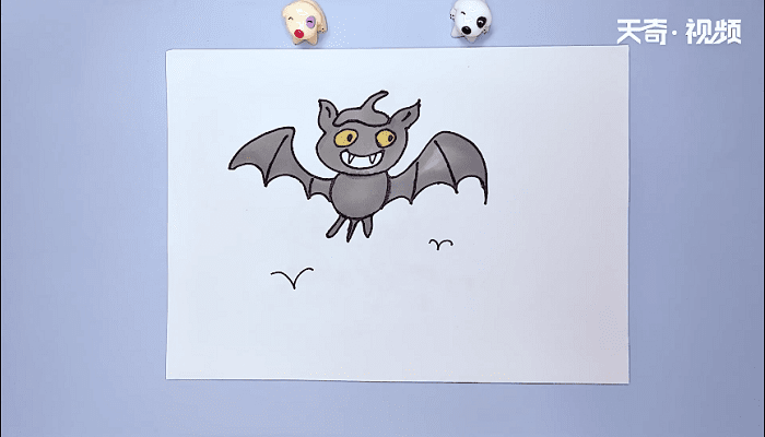 卡通蝙蝠简笔画 卡通蝙蝠简笔画怎么画