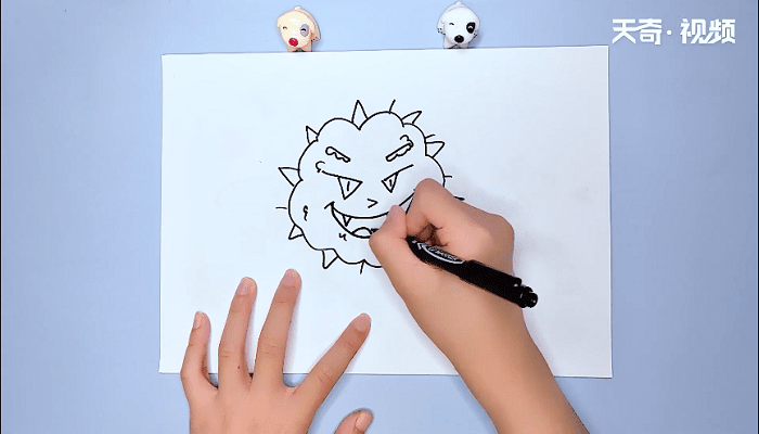 病毒儿童的简笔画 病毒儿童的简笔画怎么画