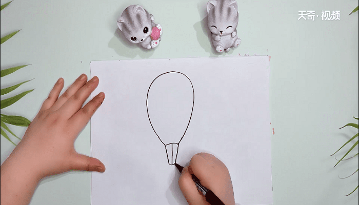 热气球简笔画 热气球画报