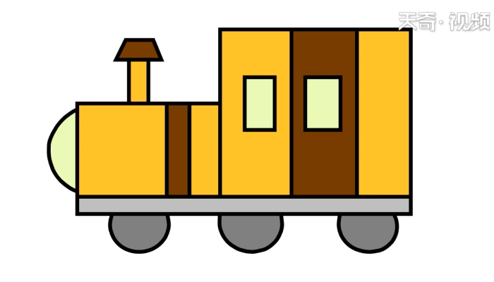 蒸汽火车简笔画 蒸汽火车简笔画怎么画