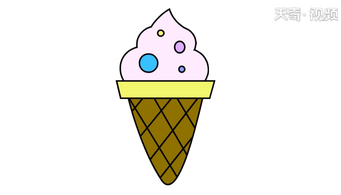 冰淇淋简笔画 冰淇淋简笔画怎么画