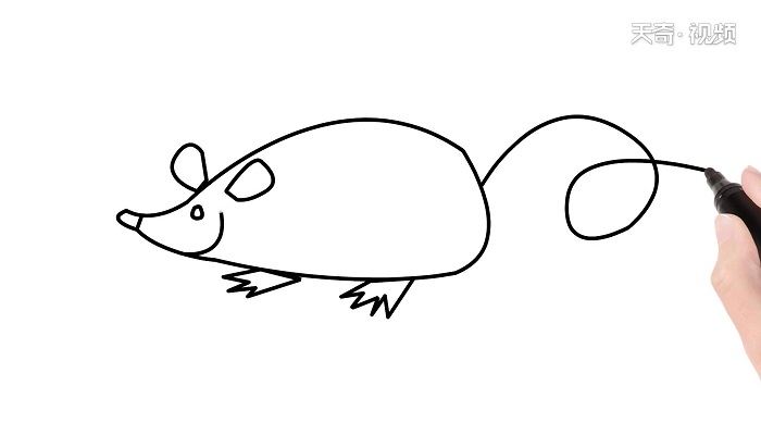 老鼠简笔画 老鼠简笔画怎么画