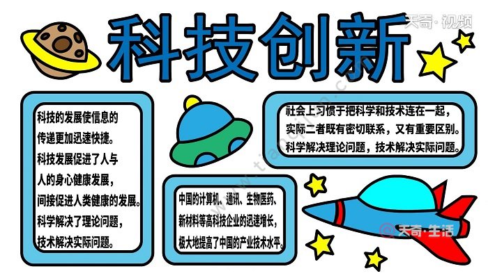 科技创新手抄报 科技创新手抄报怎么画