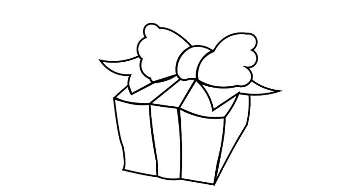礼物盒的简笔画 礼物盒的简笔画怎么画