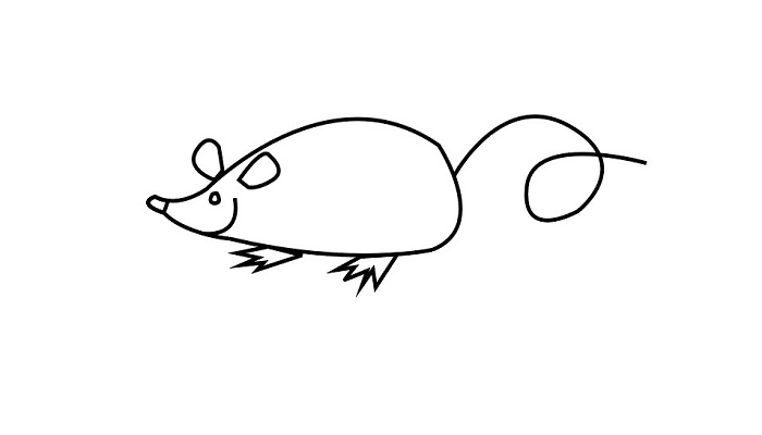 老鼠简笔画老鼠简笔画怎么画