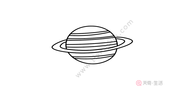 土星简笔画 土星简笔画怎么画