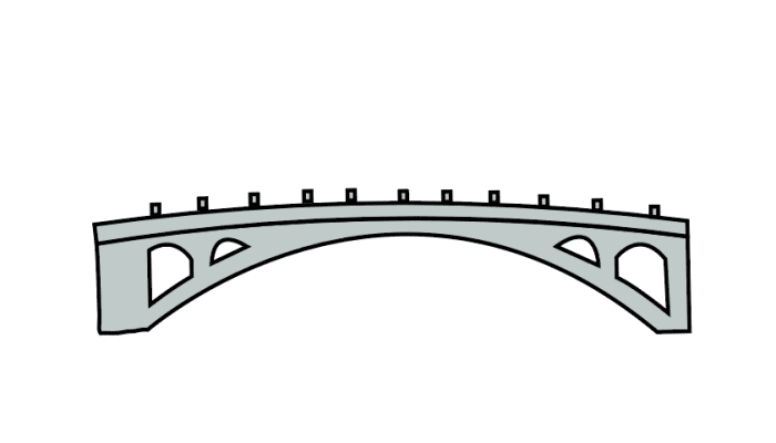 赵州桥图片简笔画