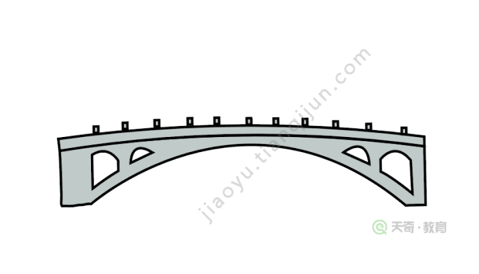 赵州桥图片简笔画