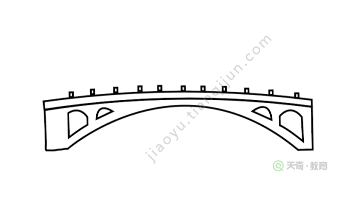 赵州桥图片简笔画