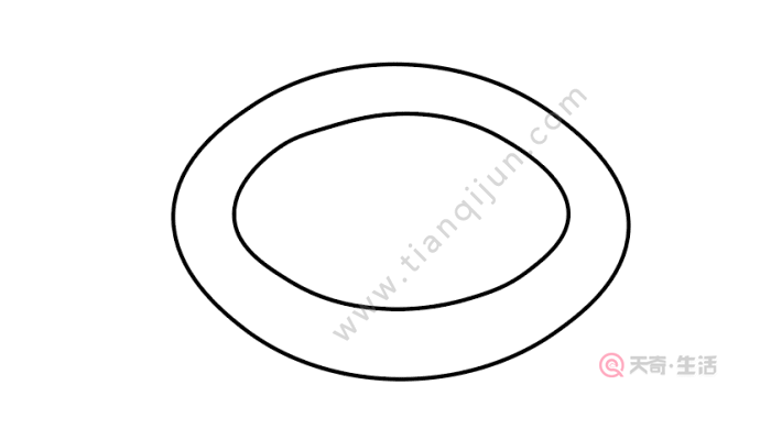 盘子简笔画 盘子简笔画怎么画