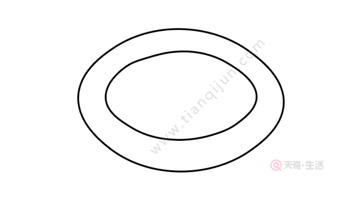 盘子简笔画 盘子简笔画怎么画