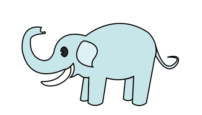 大象简笔画 大象简笔画怎么画