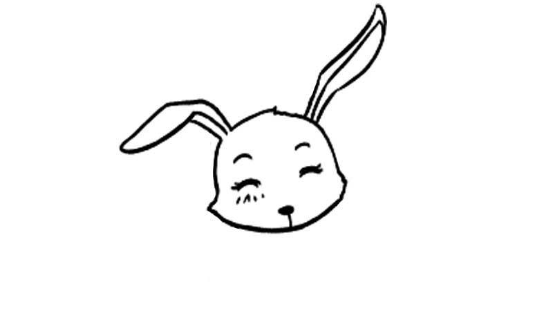 中秋节兔子简笔画