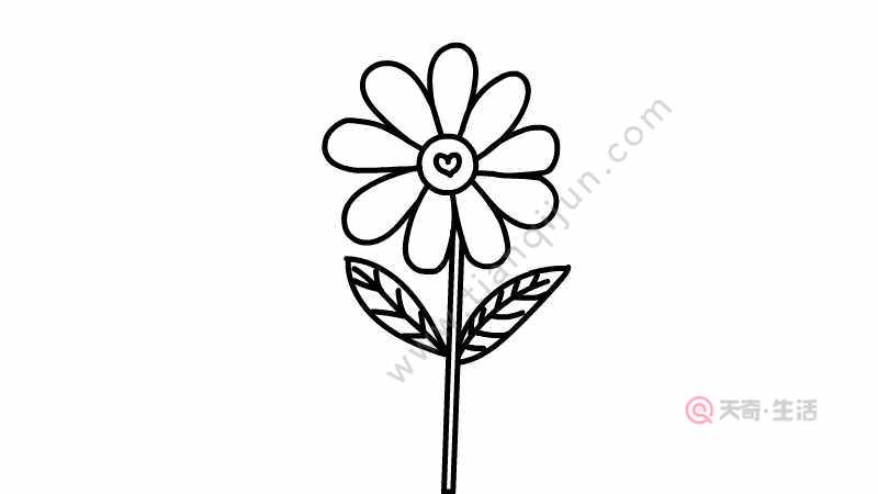 美丽的花简笔画 美丽的花简笔画怎么画