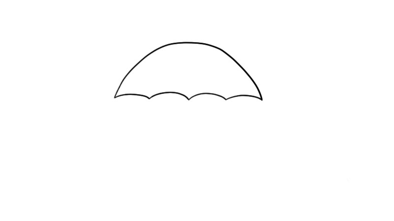雨伞的简笔画