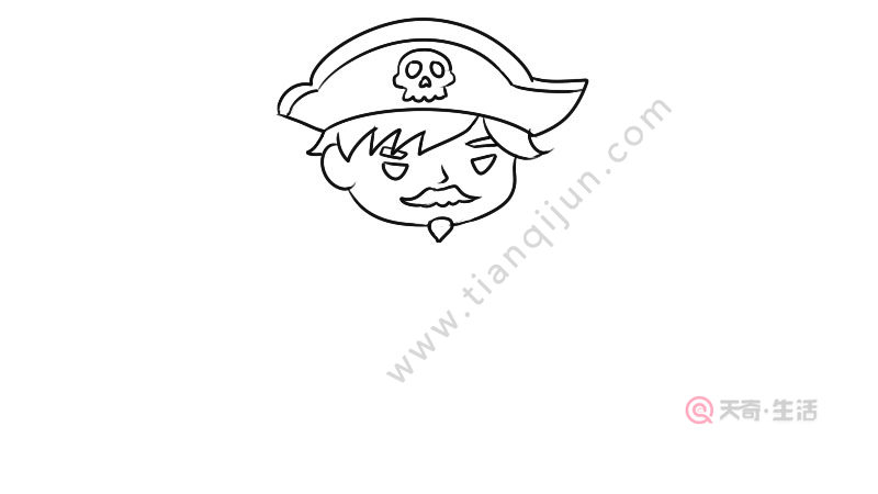 海盗船长简笔画 海盗船长简笔画怎么画