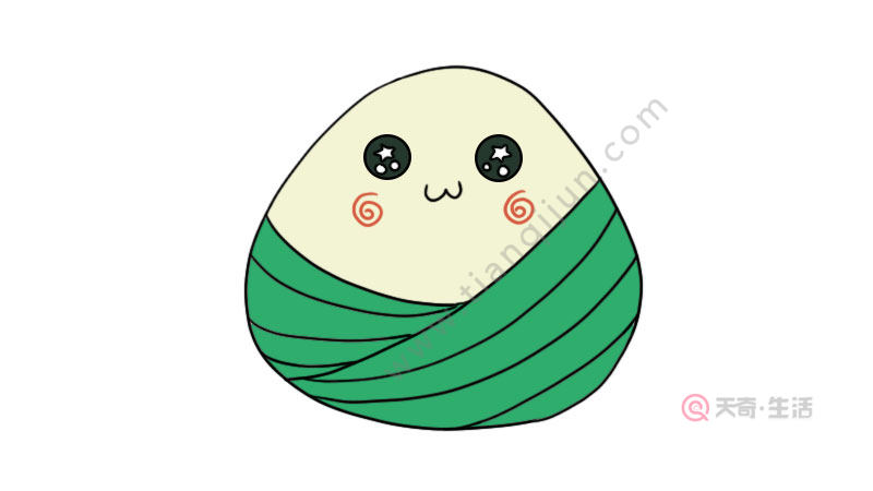 粽子简笔画 粽子简笔画的画法