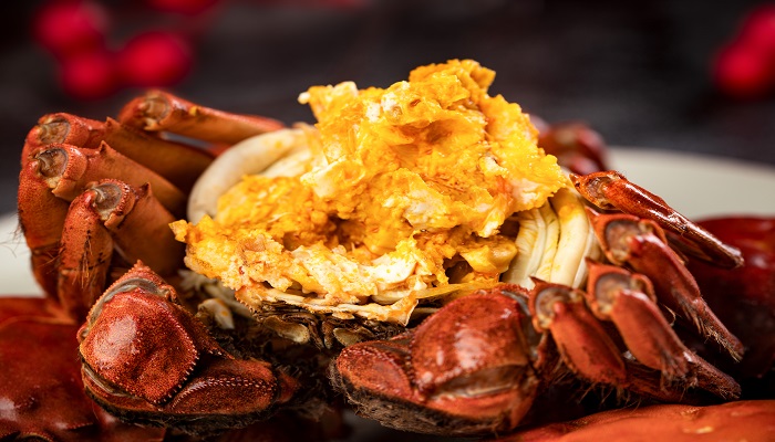 螃蟹和红薯能一起吃吗