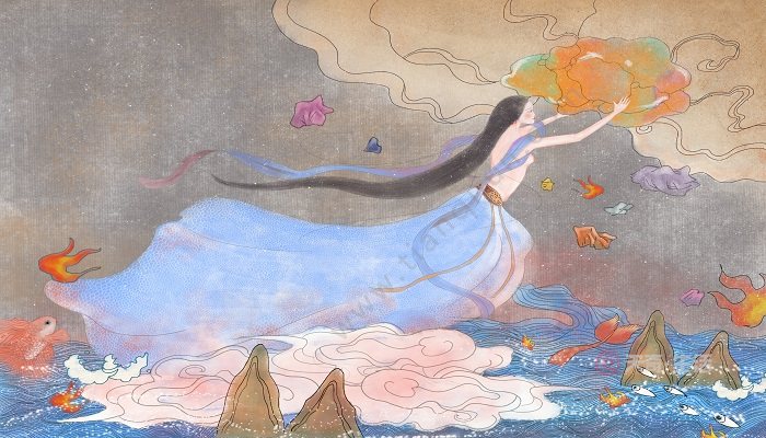 女娲造人民间故事300字