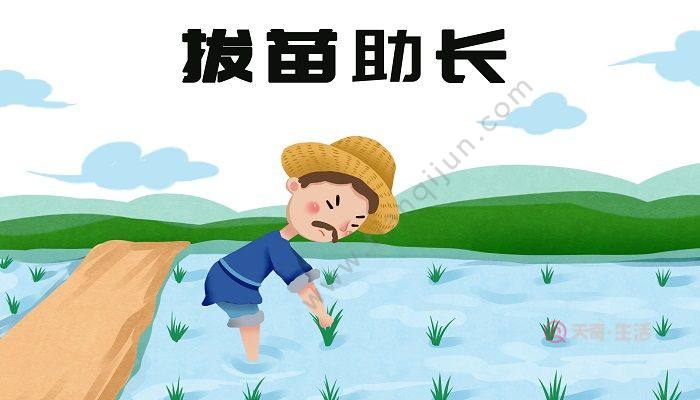 揠苗助长的人错在哪里 揠苗助长出自哪