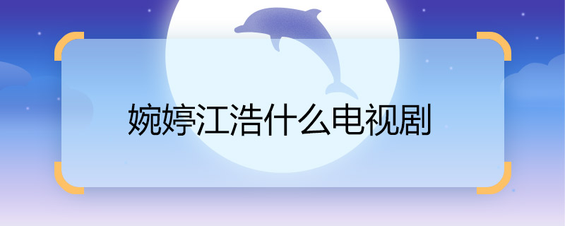 婉婷江浩什么电视剧 女主角叫婉婷的电视剧