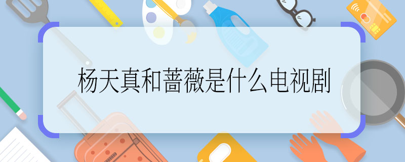 求推荐杨天真和蔷薇是什么电视剧,杨天真和蔷薇是什么电视剧里的