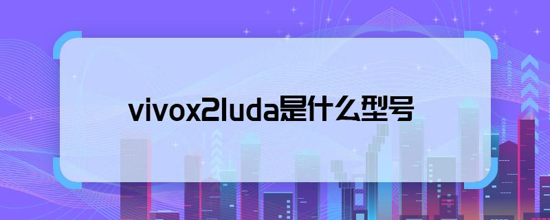 vivox21uda是什么型号 vivox21uda是啥型号