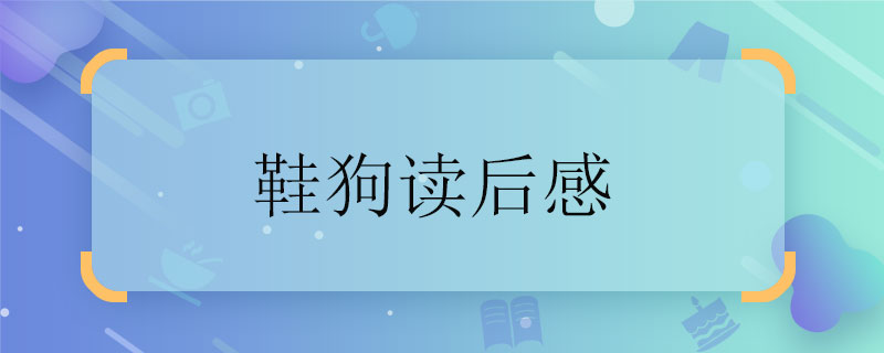 鞋狗读后感