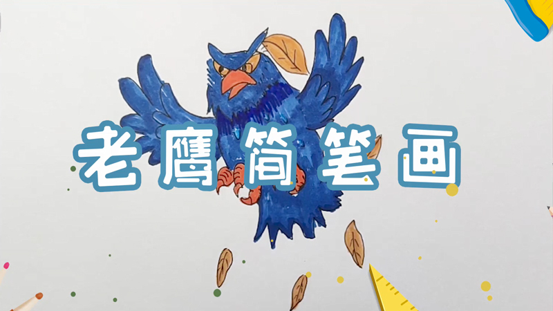 老鹰简笔画