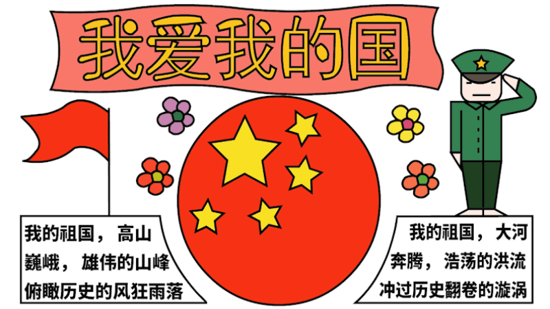 热爱祖国手抄报 热爱祖国手抄报怎么画