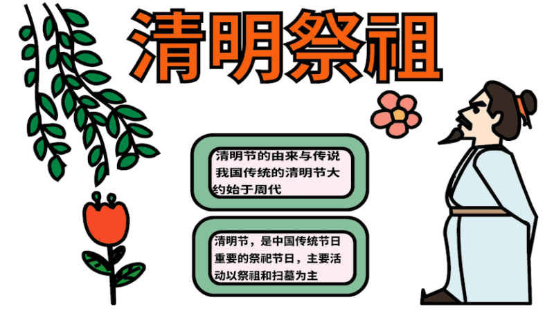 清明节手抄报
