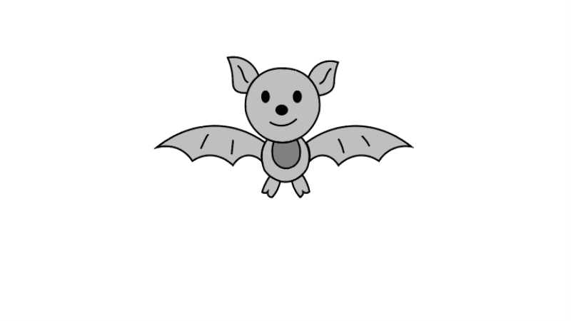 蝙蝠的简单画法 蝙蝠的简单画法怎么画