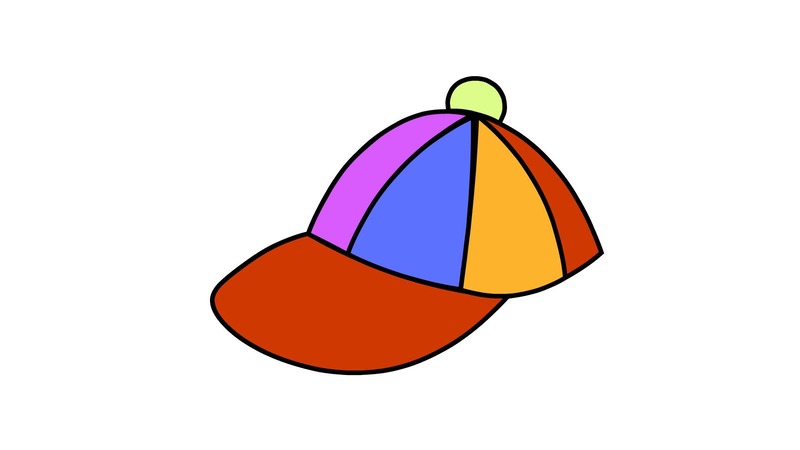 儿童帽子和手套简笔画 儿童帽子和手套的画法