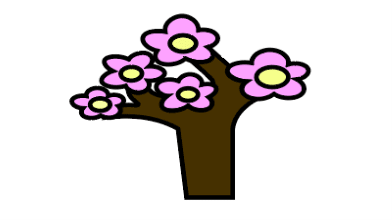 桃花树简笔画 桃花树简笔画怎么画