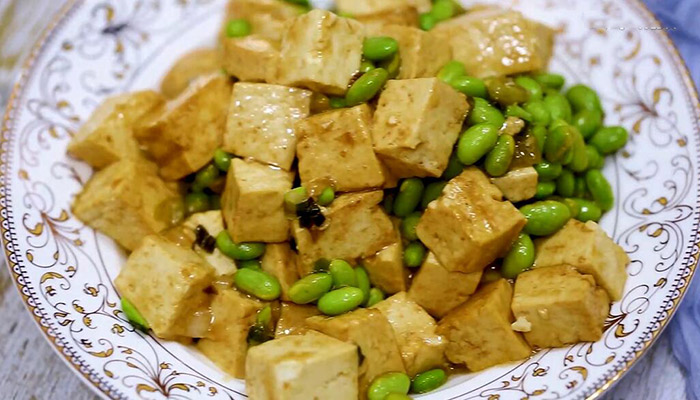 豆腐炒毛豆做法 豆腐炒毛豆怎么做