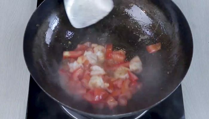 西红柿炒虾仁的做法  西红柿炒虾仁怎么做